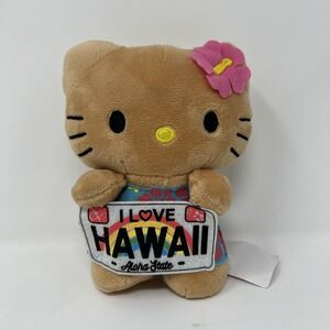 Hawaii Limited Edition Hello Kitty 6" Plush License‎ Great Gift/Souvenir from HI